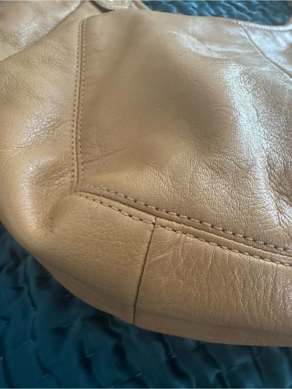 Coach pebbled leather
